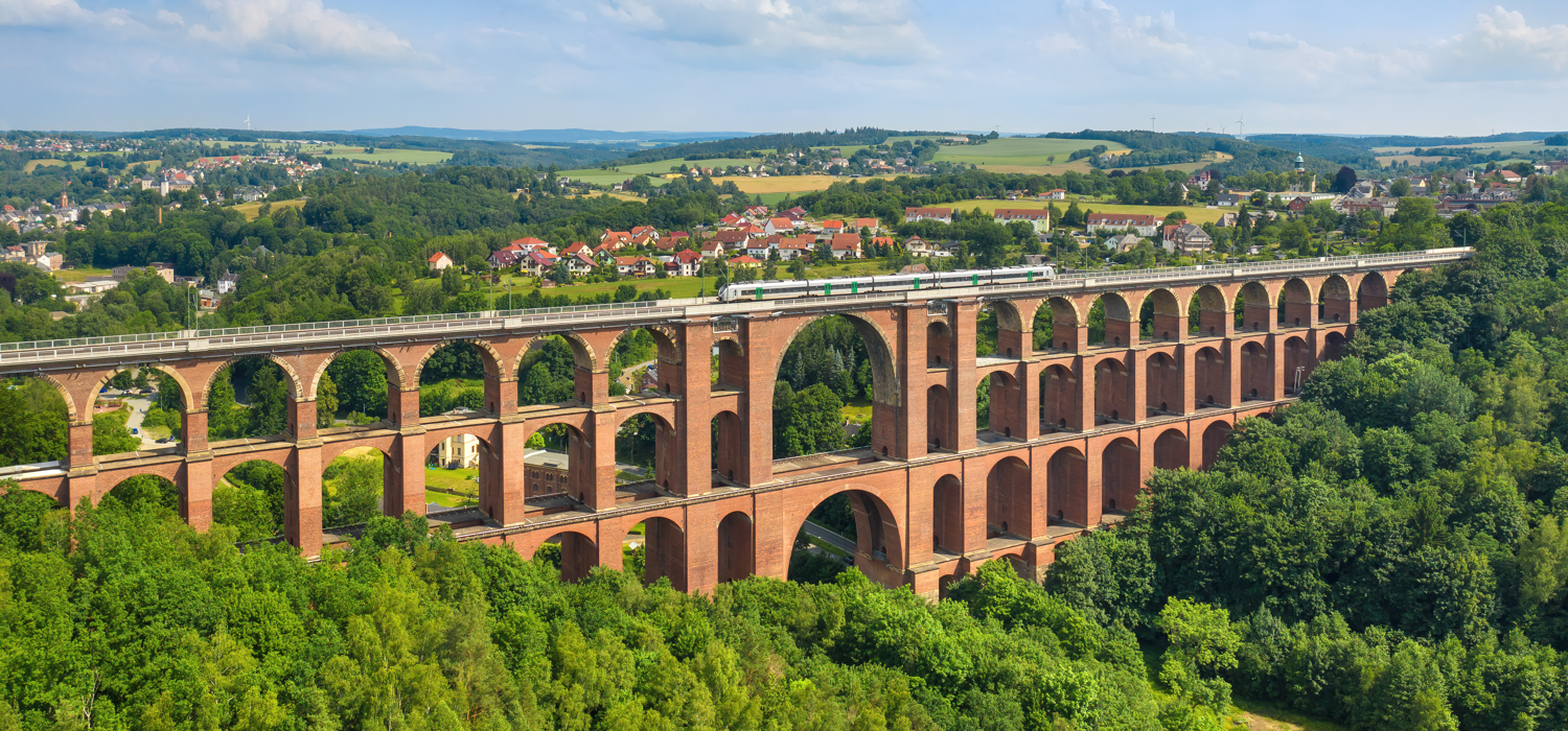 
                                                                                                                    The largest brick bridge in the world
                                                    
