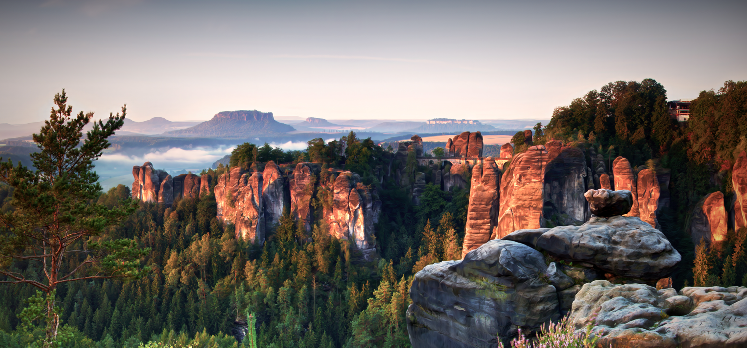 
                                                                                                                    Hiking in the Saxon Switzerland National Park
                                                    